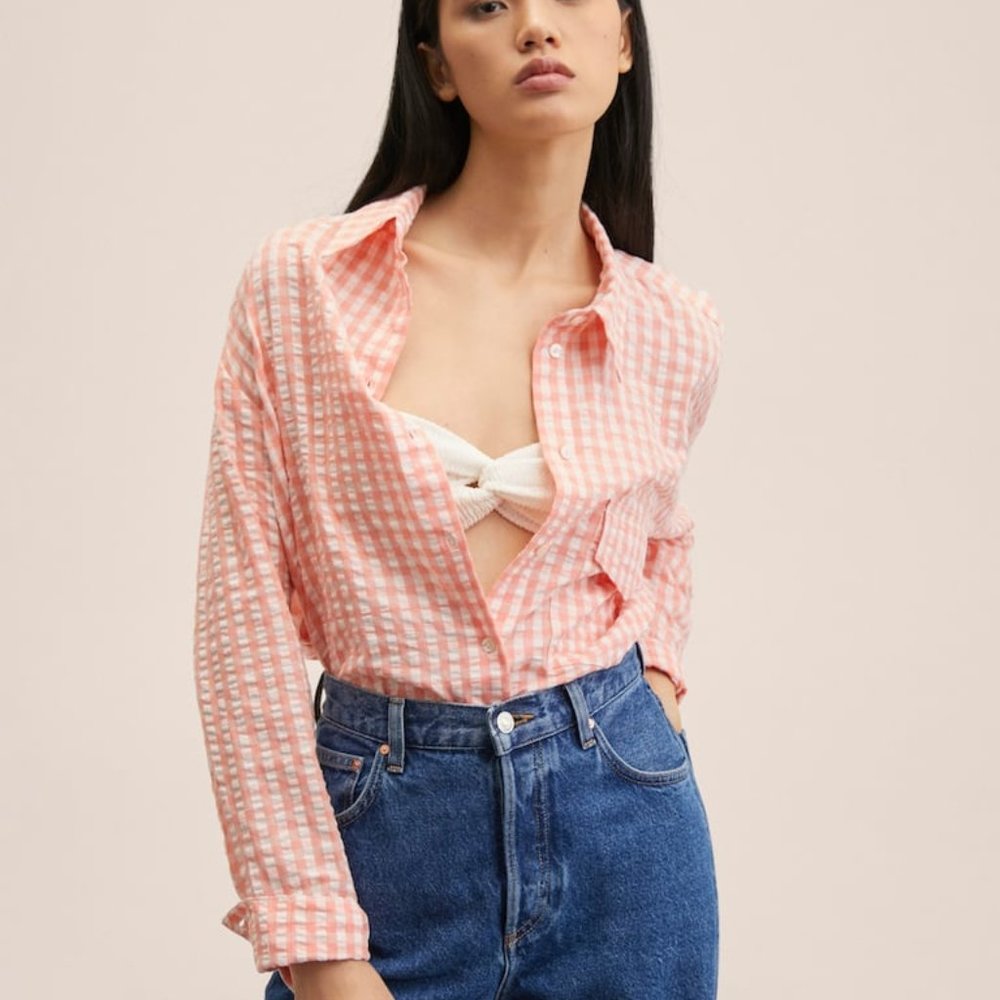 Oversize cotton shirt
